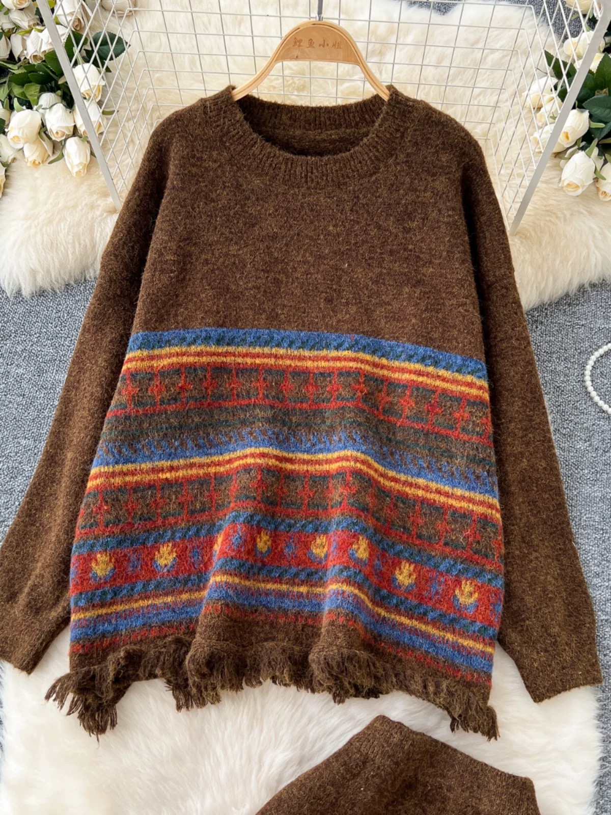 Dinner date woolen set KTP290 images